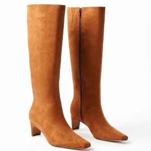 LOFT Tan Heeled Boots